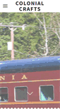 Mobile Screenshot of colonialcraftsrailcar.com